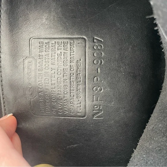 Vintage Coach Metropolis Zip CrossBody Bag #9087 - Picture 7 of 8